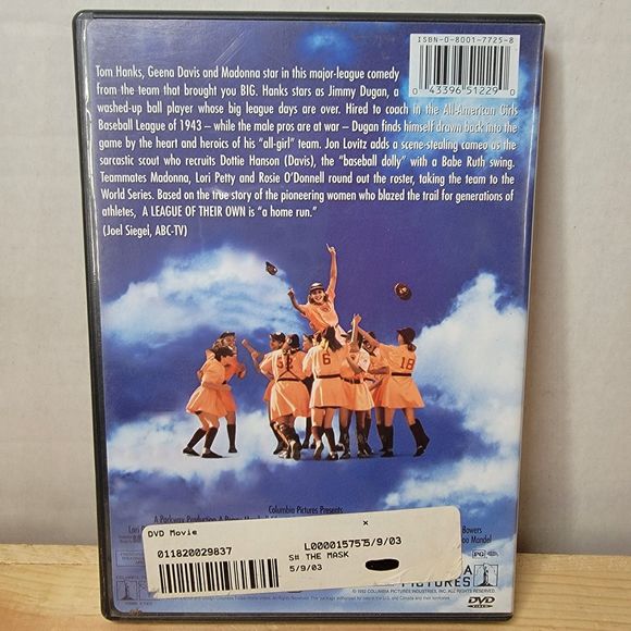 DVD A League Of Their Own w/ insert - Picture 4 of 4